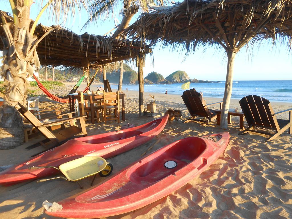 Cafe Maya - Casa Acalli Zipolite Buitenkant foto